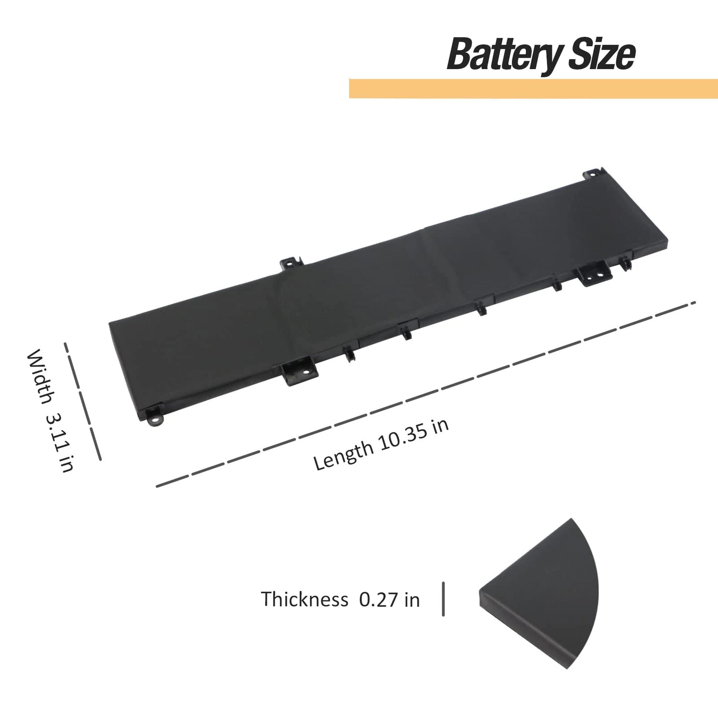 PC C31N1636 Laptop Battery  ASUS VivoBook Pro 15 N580V N580VD N580VN N580GD NX580V NX580VD X580V X580GD M580GD ZenBook UX502VD