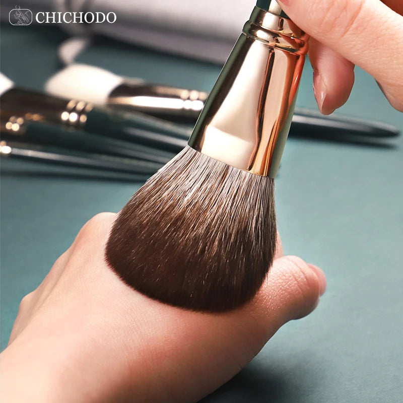 CHICHODO Makeup Brush-Green Cloud Cosmetic Brushes Series-High Quality Fiber Beauty Pens-Professional Make up Tools