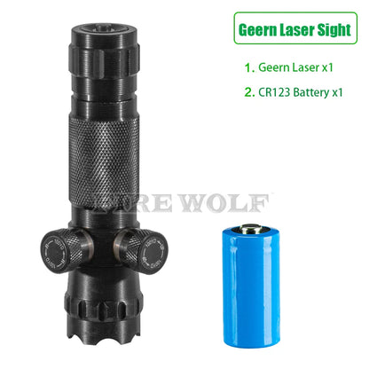 CX Laser Pointer Pen Green Laser Can Be Adjusted Up And Down Left Right Infrared Set Sight Calibrator Hand-adjusted Laser Pointe