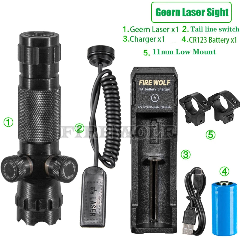 CX Laser Pointer Pen Green Laser Can Be Adjusted Up And Down Left Right Infrared Set Sight Calibrator Hand-adjusted Laser Pointe