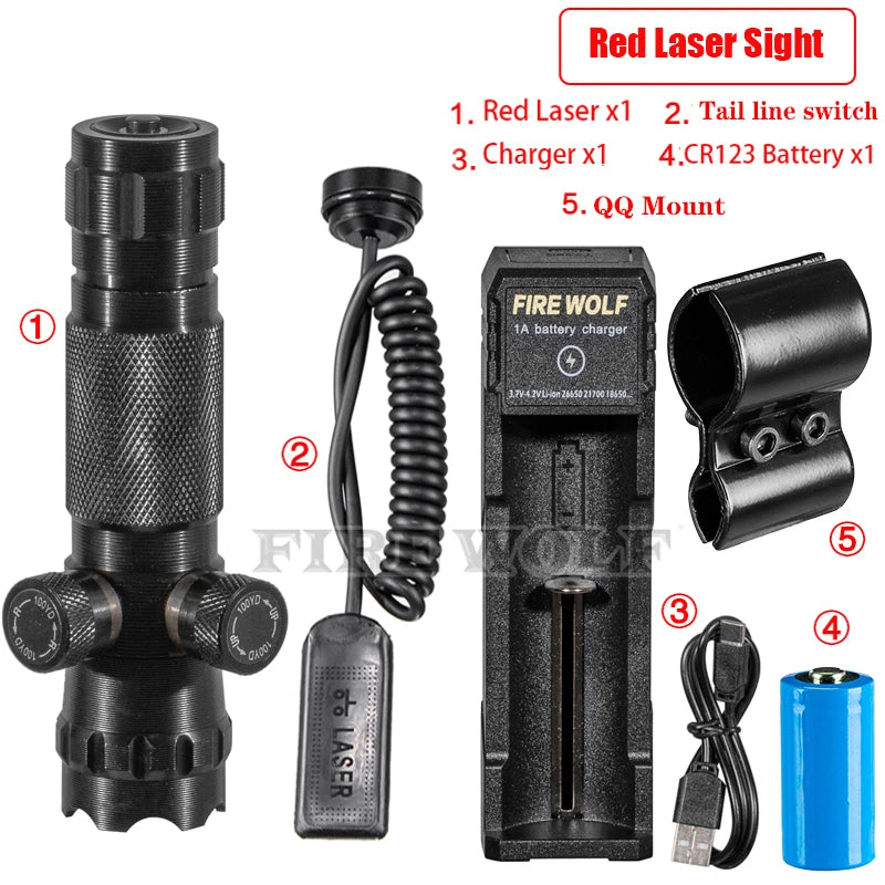 CX Laser Pointer Pen Red Laser Can Be Adjusted Up And Down Left Right Infrared Set Sight Calibrator Hand-adjusted Laser Pointer