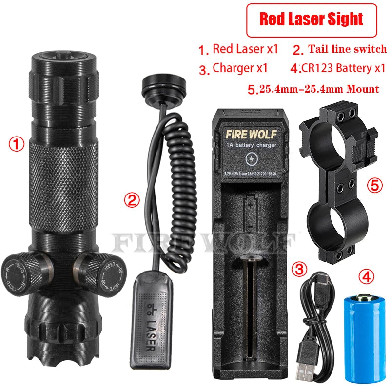 CX Laser Pointer Pen Red Laser Can Be Adjusted Up And Down Left Right Infrared Set Sight Calibrator Hand-adjusted Laser Pointer