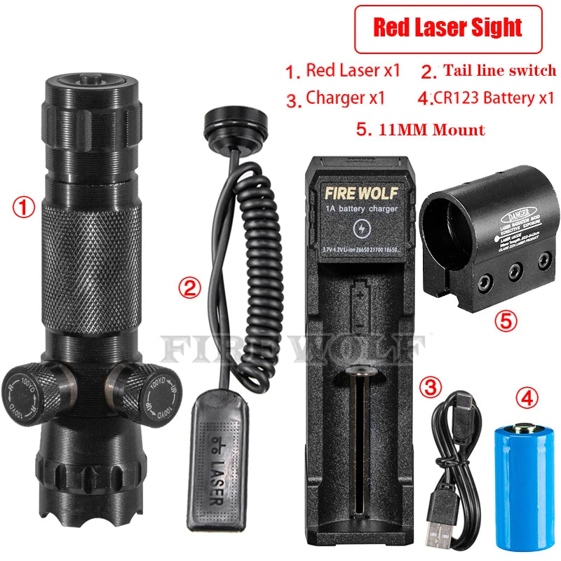 CX Laser Pointer Pen Red Laser Can Be Adjusted Up And Down Left Right Infrared Set Sight Calibrator Hand-adjusted Laser Pointer