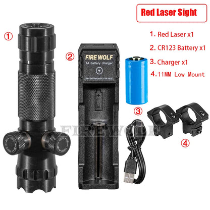 CX Laser Pointer Pen Red Laser Can Be Adjusted Up And Down Left Right Infrared Set Sight Calibrator Hand-adjusted Laser Pointer