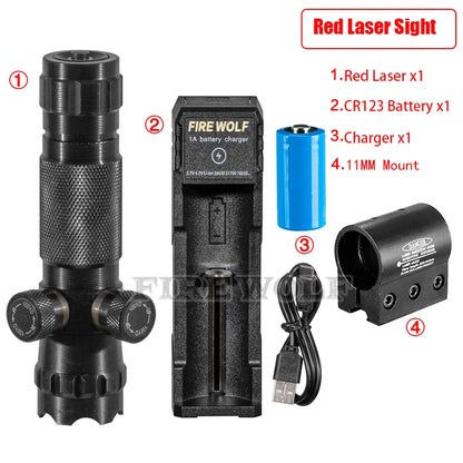 CX Laser Pointer Pen Red Laser Can Be Adjusted Up And Down Left Right Infrared Set Sight Calibrator Hand-adjusted Laser Pointer