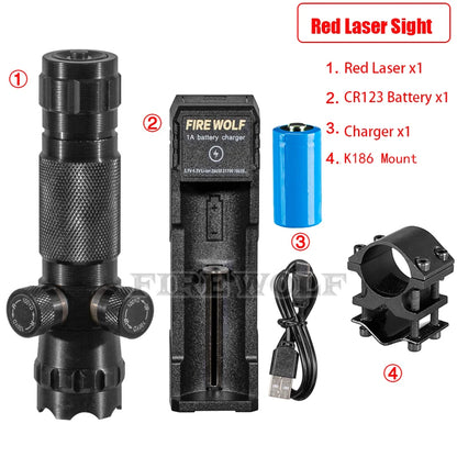 CX Laser Pointer Pen Red Laser Can Be Adjusted Up And Down Left Right Infrared Set Sight Calibrator Hand-adjusted Laser Pointer