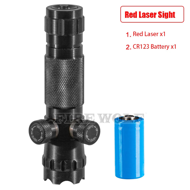 CX Laser Pointer Pen Red Laser Can Be Adjusted Up And Down Left Right Infrared Set Sight Calibrator Hand-adjusted Laser Pointer