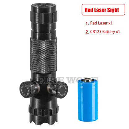 CX Laser Pointer Pen Red Laser Can Be Adjusted Up And Down Left Right Infrared Set Sight Calibrator Hand-adjusted Laser Pointer