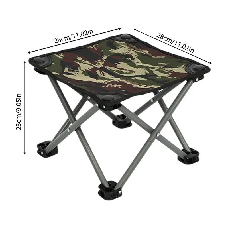 PC Camp Stool Portable Camping Chair Folding Stool Compact Folding Chair Se