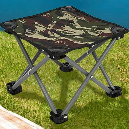 PC Camp Stool Portable Camping Chair Folding Stool Compact Folding Chair Se