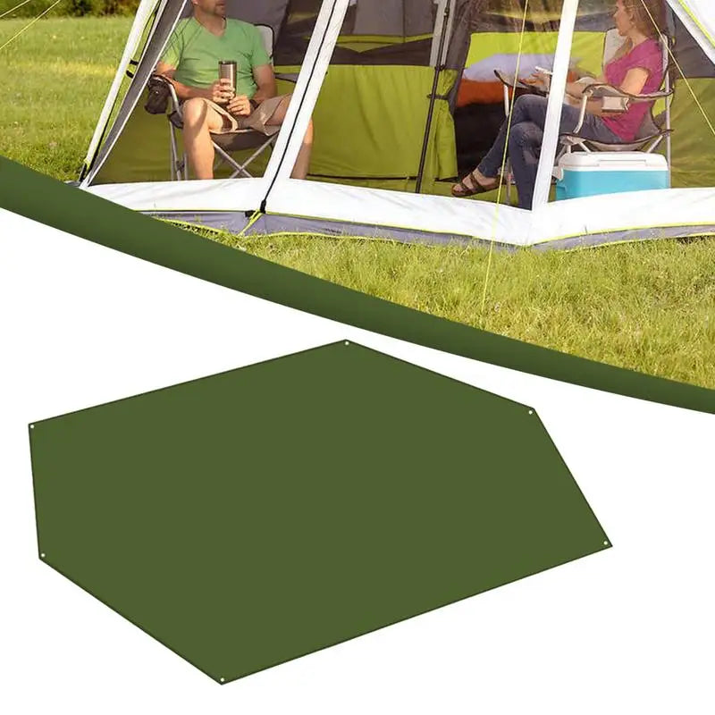 PC Camping Floor Mat Stain-Proof Waterproof Camping Outdoor Mat Tarp Tent M