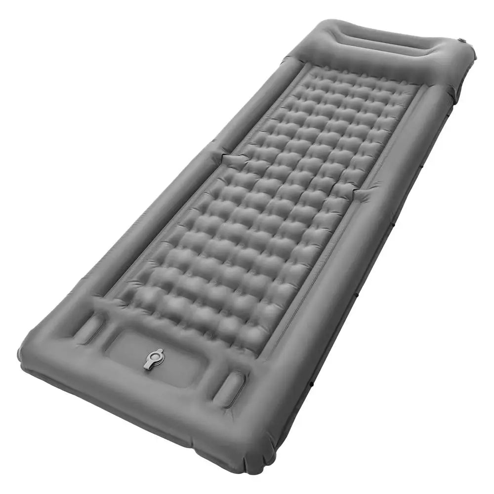 PC Camping Sleeping Mat Inflatable Mattress With Built-in Pillow Pump Outdo