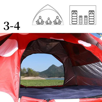 PC Camping Tents Portable Automatic Folding Camp Tent Large Tent For Campin