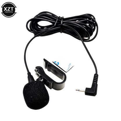 PCCar Audio Microphone 2.5mm Clip Jack Plug Mic Stereo Mini Wired External