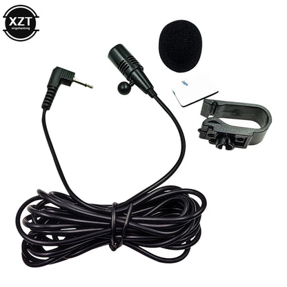 PCCar Audio Microphone 2.5mm Clip Jack Plug Mic Stereo Mini Wired External