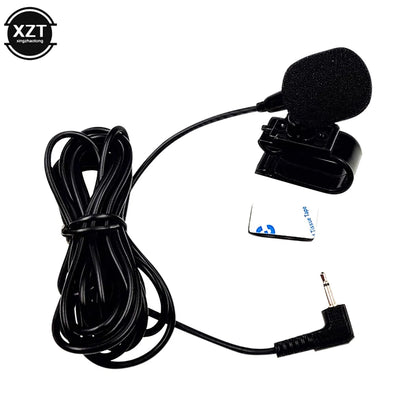 Microphone audio PCCar 2,5 mm Clip Jack Plug Mic Stéréo Mini Filaire Externe