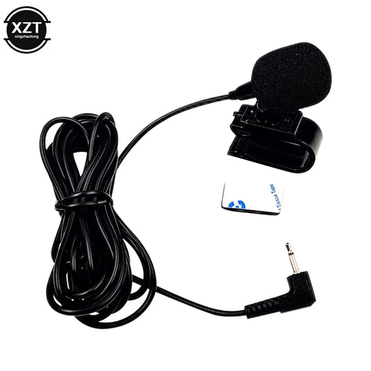 PCCar Audio Microphone 2.5mm Clip Jack Plug Mic Stereo Mini Wired External