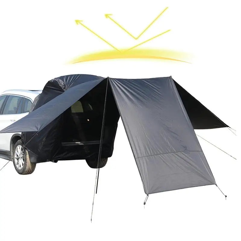 PC Car Trunk Tent Self-Driving Waterproof Car Rear Tent Outdoor Camping Ten