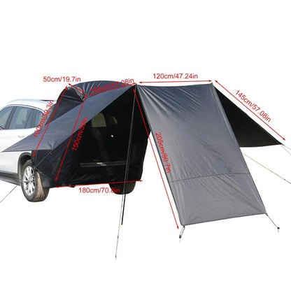 PC Car Trunk Tent Self-Driving Waterproof Car Rear Tent Outdoor Camping Ten