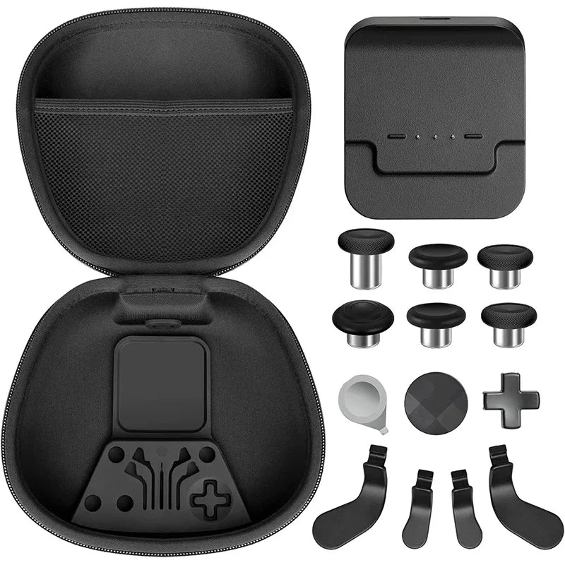 Carrying Case Bag Complete Pack Charging Dock 4 Paddles 2 DPads 6 Thumbsticks Stick For Xbox Elite Series 2 Elite 2 Controller