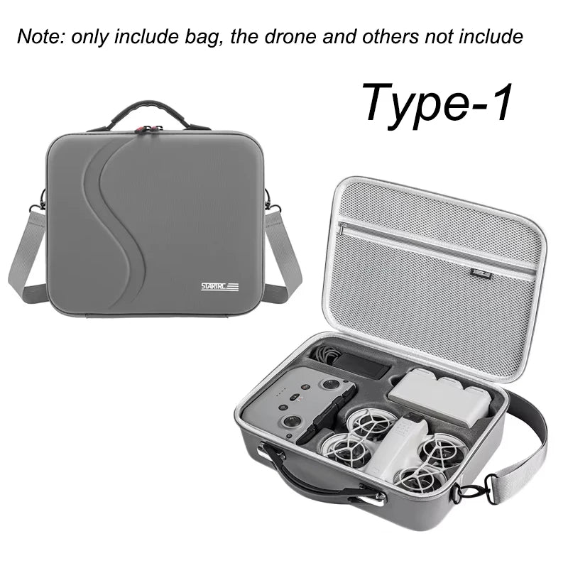 Carrying Case For DJI Neo Drone Accessories Storage Bag All-in-One PU Portable Handbag Travel Shoulder Bag