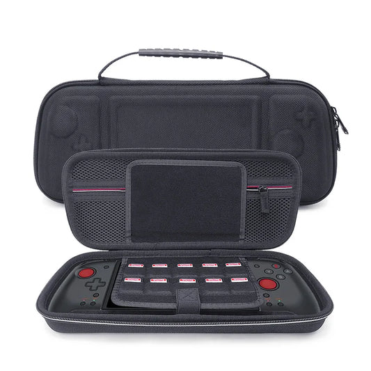 Carrying Case for Hori Nintendo Switch Split Pad Pro Controller, Hard Shell Protective Travel Bag Pouch with 20 Game Cartridges