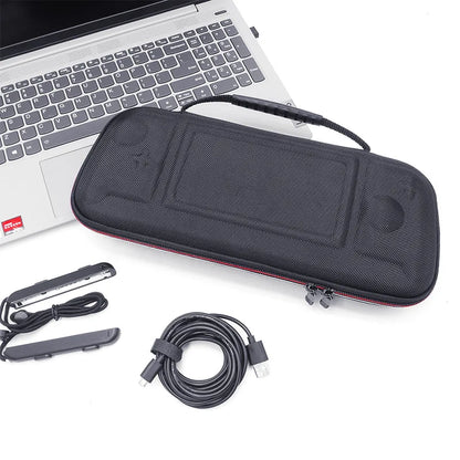 Carrying Case for Hori Nintendo Switch Split Pad Pro Controller, Hard Shell Protective Travel Bag Pouch with 20 Game Cartridges