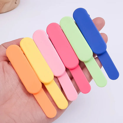 Cartoon Creative Silicone Bookmark Clip Notebook Page Divider Multi-functional Reading Book Holder Automatic Page Following