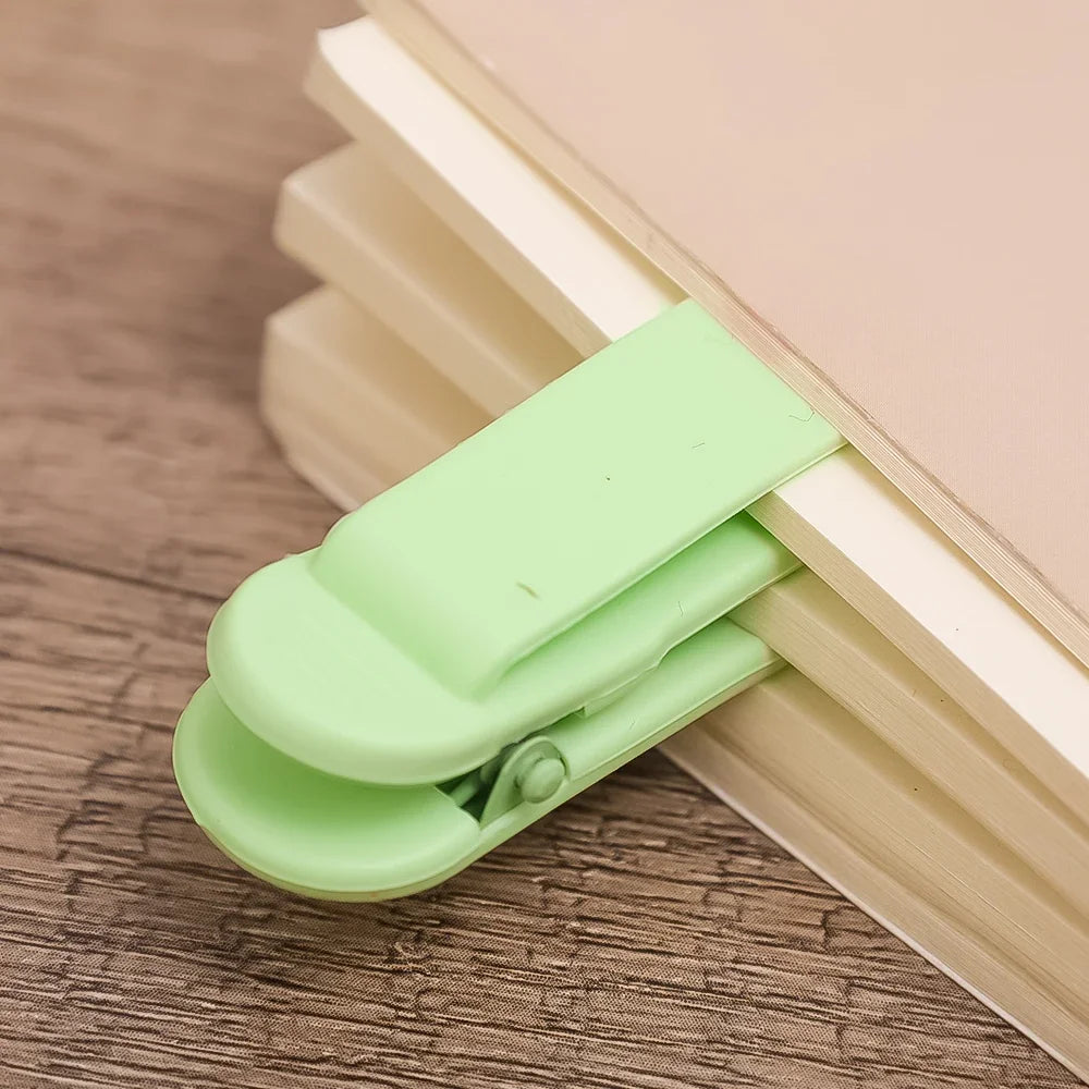 Cartoon Creative Silicone Bookmark Clip Notebook Page Divider Multi-functional Reading Book Holder Automatic Page Following