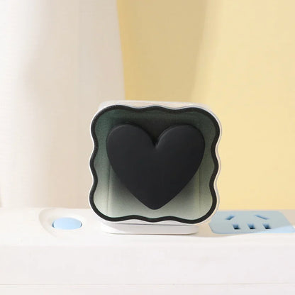 Charger Protector Cable Organizer  iPhone 15 14 13 Pro Max 18W 20W 3D Cartoon Love Heart Data Cord Winder Management Kit