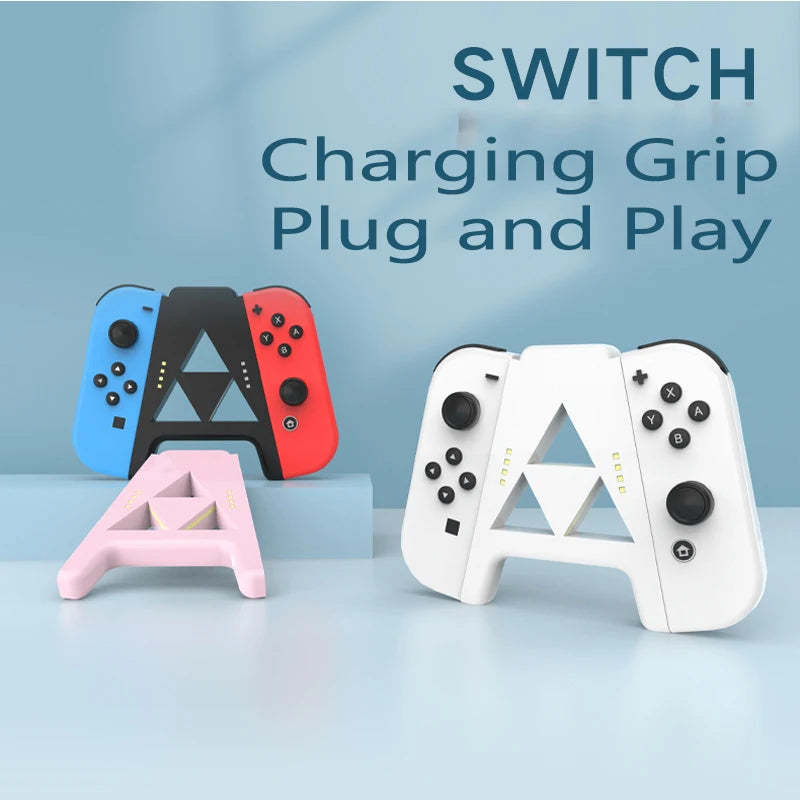 Charging Station Charger for Nintendo Switch OLED Joycon Bracket Gaming Grip Handle Controller NS Switch JoyCon Stand Holder