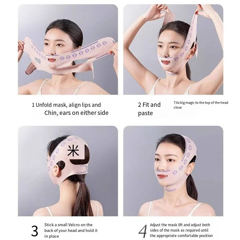 Chin Cheek Slimming Bandage V Shaper V Line Lifting Mask Face Lifting Anti Wrinkle Strap Band Sleeping Mask Beauty Health