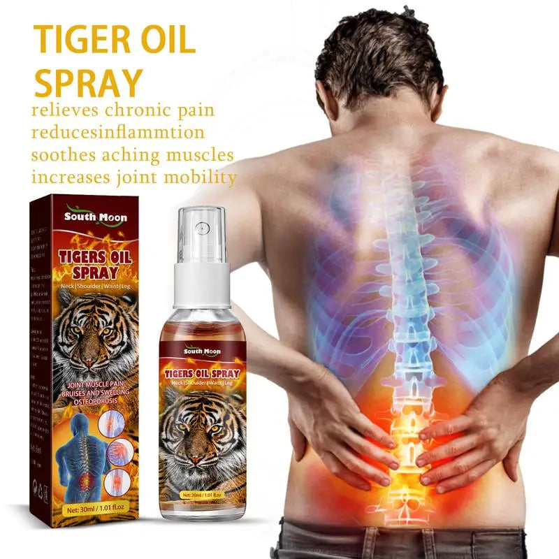 PC Chinese Tiger Oil Spray Activating Muscles And Bones Massage Care Spray