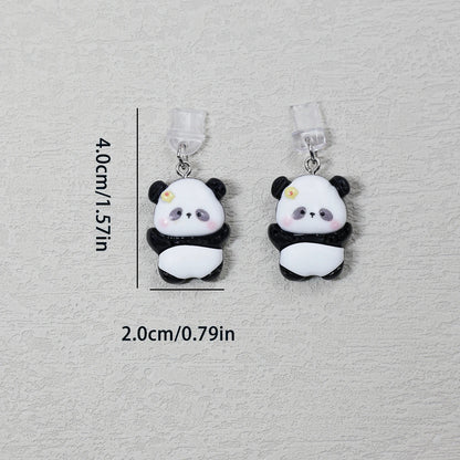 PC Chubby panda kitten phone dust plug phone accessories charging port plug DIY pendant cartoon pendant phone case decoration gift