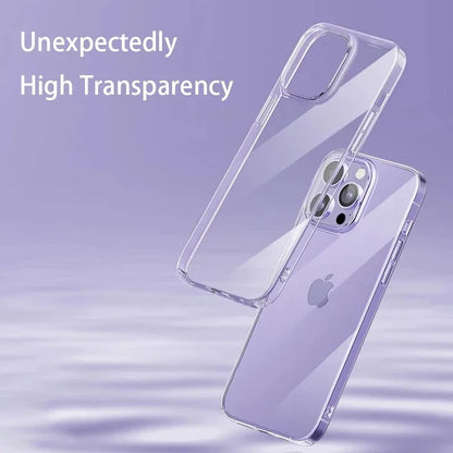 PC Clear Phone Case  iPhone 13 14 Pro Max 12 Mini 7 16 Plus Soft TPU Ultra-thin Back Cover Case  iPhone 11 PRO X XR XS MAX 15