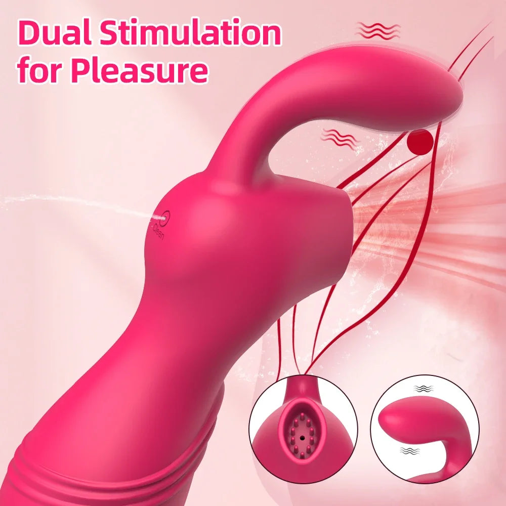 Clitoral Sucker G Spot Vibrator Powerful 12 Mode Nipple Sucking Vibrating Vacuum Stimulator Massager Adult Sex Toys  Women