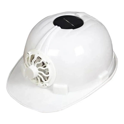 PC Construction Hard Hats Ventilated Breathable Hard Caps With Solar Fan Ve