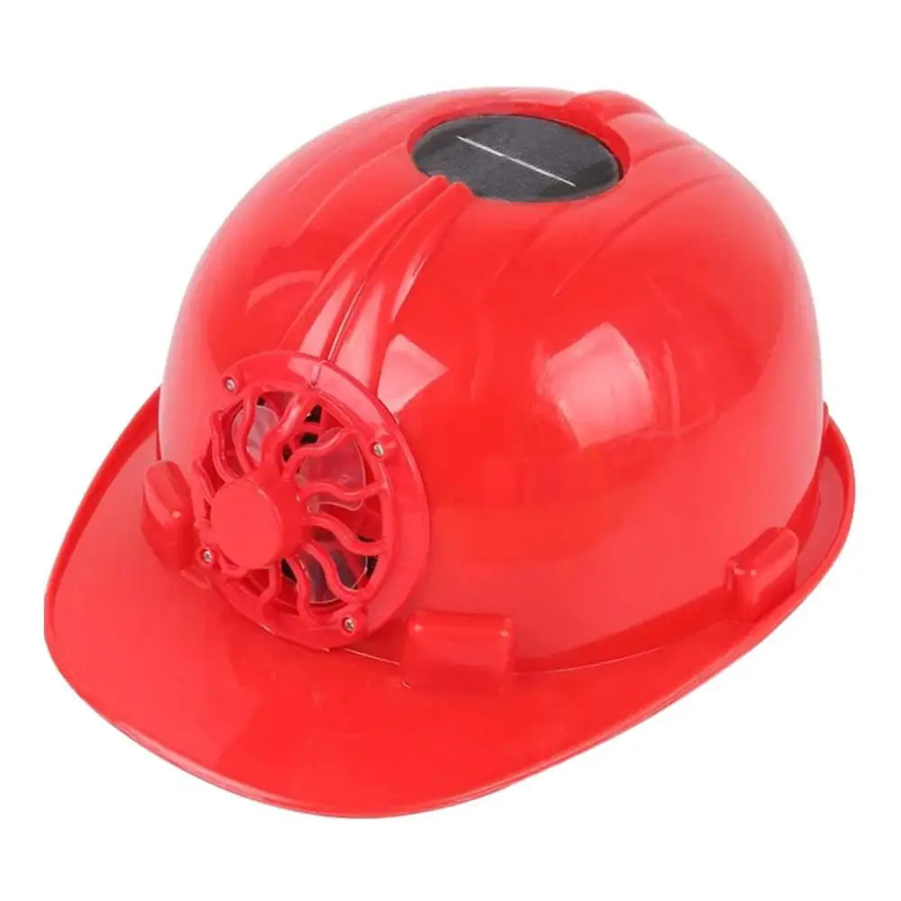 PC Construction Hard Hats Ventilated Breathable Hard Caps With Solar Fan Ve