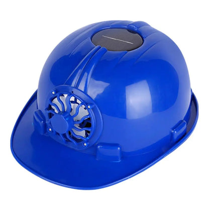 PC Construction Hard Hats Ventilated Breathable Hard Caps With Solar Fan Ve