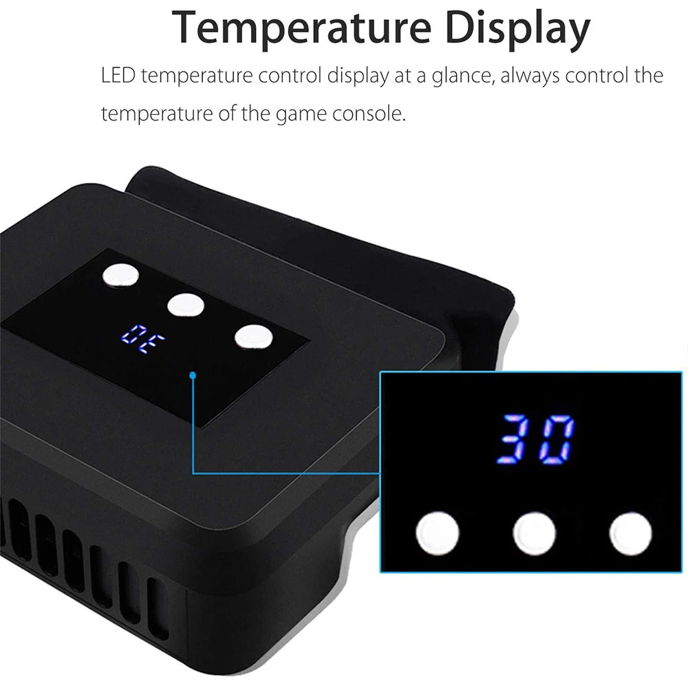 Cooling Fan for NS Switch External Turbo Pumping Cooler Radiator Base for Nintendo Switch Docking Station LED Display Radiator