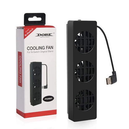 Cooling Fan for Nintendo Switch NS Original Stand Game Console Dock Cooler with 3-Fan USB Cooling Fan for Nintend NS NX