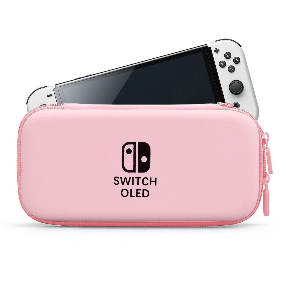 Crystal Clear Case Kit for Nintendo Switch Oled Carrying Travel Bag Pouch Cover for Ns Oled Game Console Protection Hard Case