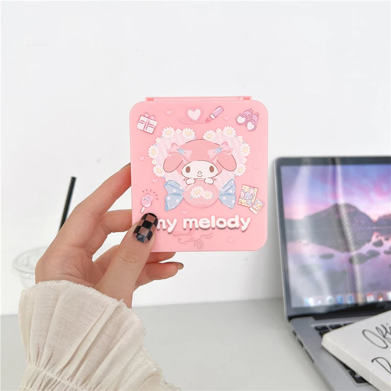 Cute Cartoon Anime Magnetic Game Cards Storage Case For Nintendo Switch Oled 12 in 1 TF SD Card Protective Cover Box Accessories