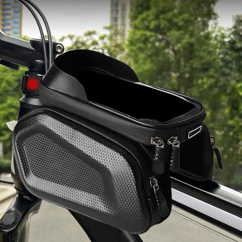 PC Cycle Front Frame Bag Waterproof Cycle Phone Holder Top Tube Bag Lightwe