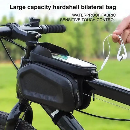 PC Cycle Front Frame Bag Waterproof Cycle Phone Holder Top Tube Bag Lightwe