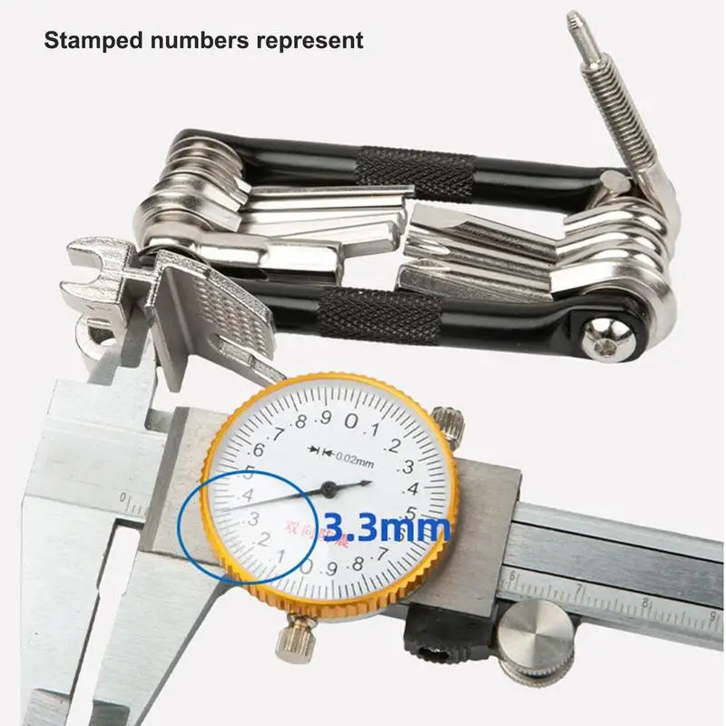 PC Cycling Wrench Set Multi-Function Hexagonal Tool Professional Tire Chain