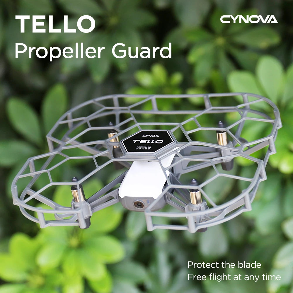 Cynova Propeller Guard  DJI Tello Protector Fully Enclosed Protective Cage Props Wing Fan Cover Drone Accessories