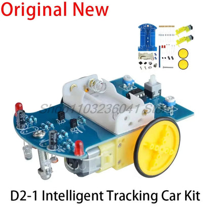 D2-1 DIY Kit Intelligent Tracking Line Smart Car Kit TT Motor Electronic DIY Kit Smart Patrol Automobile Parts DIY Electronic