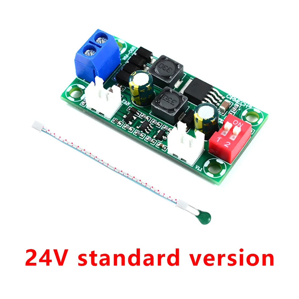 DC 12V 24V Temperature Control Board Governor Electronic Temperature Control Fan Module Specifications Cooler For Cpu Cooling