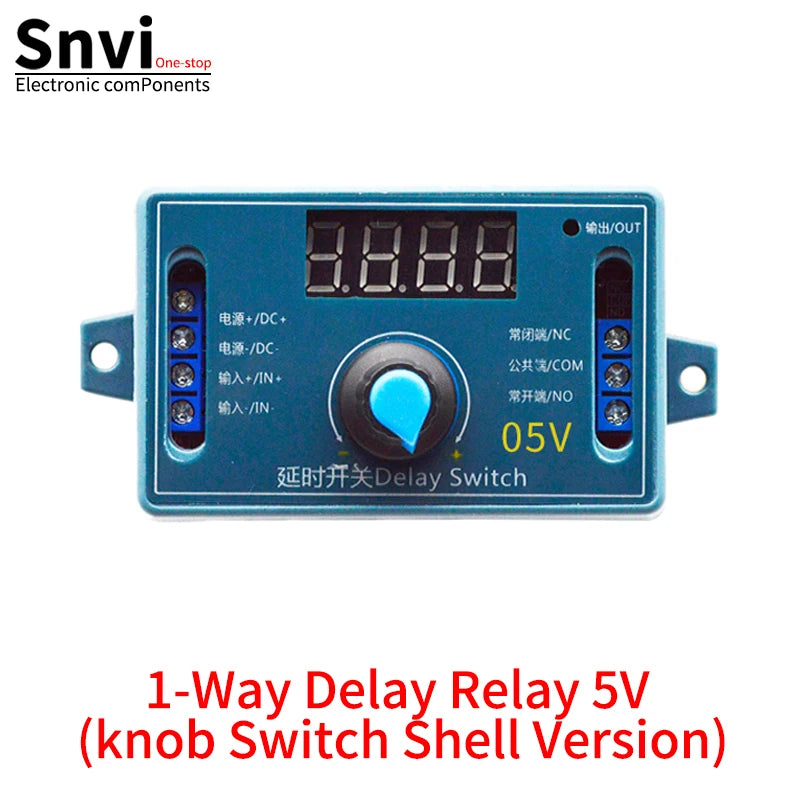 DC 5V 12V 24V 10A Adjustable Time Delay Relay Module LED Digital Timming Relay Timer Delay Trigger Switch Timer Control Switch